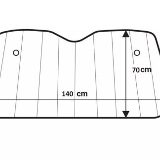 Large Windscreen Sun Shade Car Van Double Sided Aluminium UV Protect 140x70cm