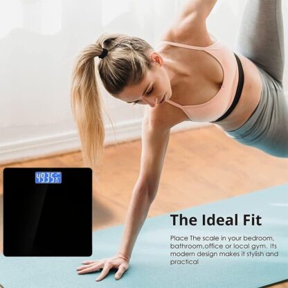Weighing Scales Digital Electronic Bathroom Scales For Body Weight Accurate UK - Image 3
