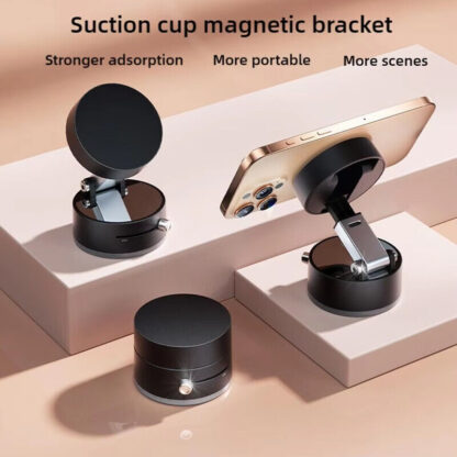 NEW Vacuum Magnetic Suction Cup Car Phone Holder Stand Car Mount 360 Rotation - Image 3