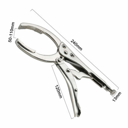 50-110MM Oil Filter Adjustable Wrench Pliers Hand Removal Tool Car Motorcycle - Image 10
