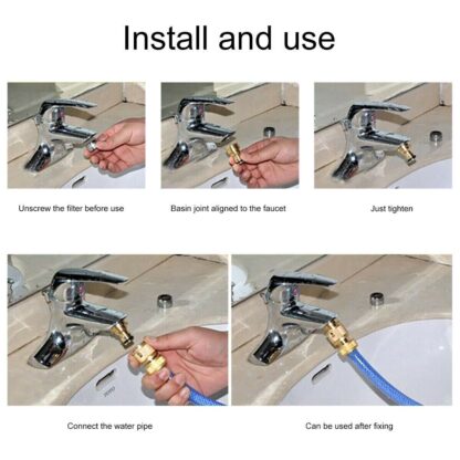 Universal Kitchen Tap Thread Connector Mixer Garden Hose Adaptor Faucet Fitting - Image 6