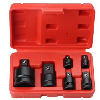 6 X Impact Socket Adapter And Reducer Set Female To Male 1-4 3-8  1-2 3-4