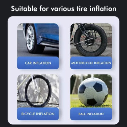 Electric Corded 12V 150PSI Car Tyre Inflator  Portable Air Compressor - Image 4