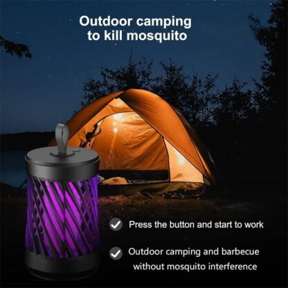 Mosquito Killer Lamp Electric Rechargeable Bug Zapper Fly Insect Trap UV Light - Image 4