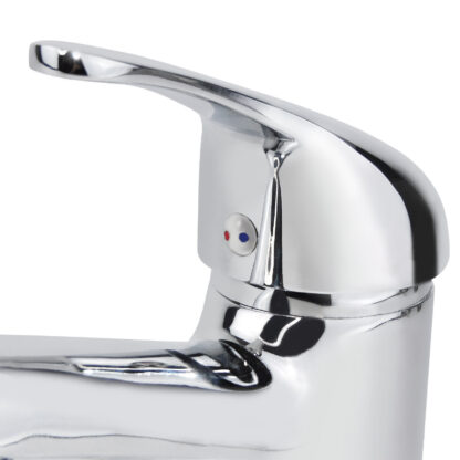 Basin Sink Mixer Taps Waterfall Single Lever Bathroom Mono Cloakroom Tap Fixings - Image 7