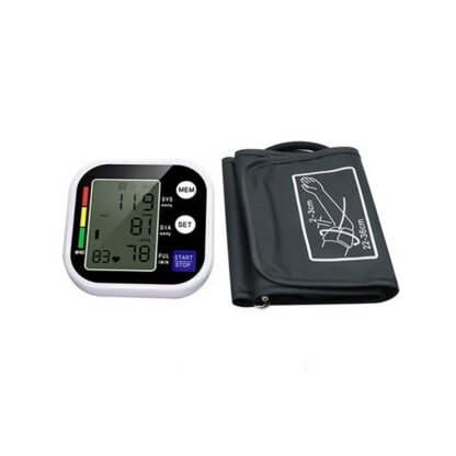 Multifunctional Home Blood Pressure Monitor With Cuff To Record Measurements And Track Heart Rate - Image 6