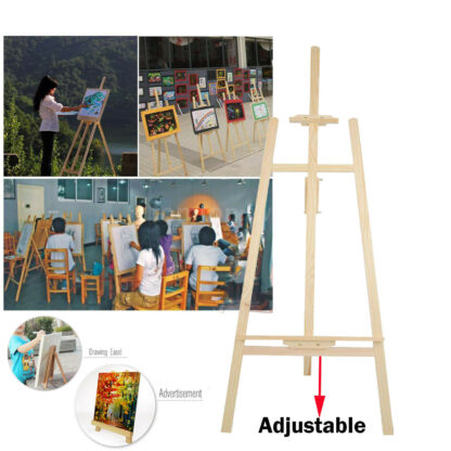 150cm Studio Wooden Easel Display Art Craft Artist Cafe Wedding Painting Stand - Image 10