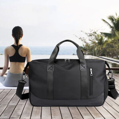 Men Women Gym Duffle Bag Waterproof Large Weekend Travel Sport Holdall Luggage - Image 8