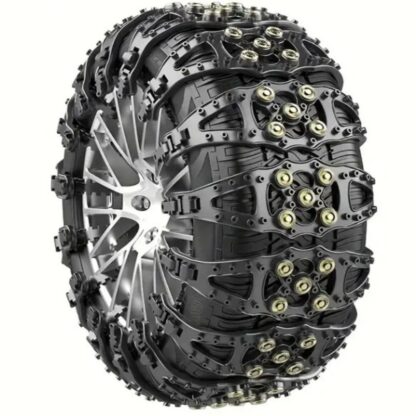 4pcs Universal Snow Chains Auto Traction Aid Ice Tire Spikes Winter Snow Chain - Image 4