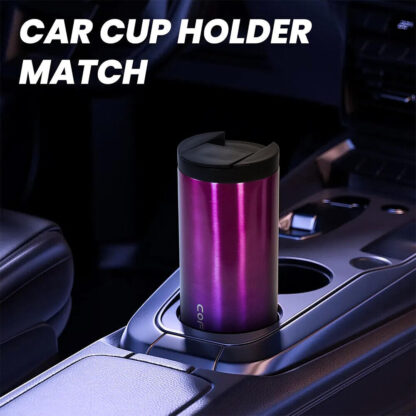 Thermal Travel Coffee Mug Cup Hot Warm Insulated Drinks Thermal Flask UK - Image 4