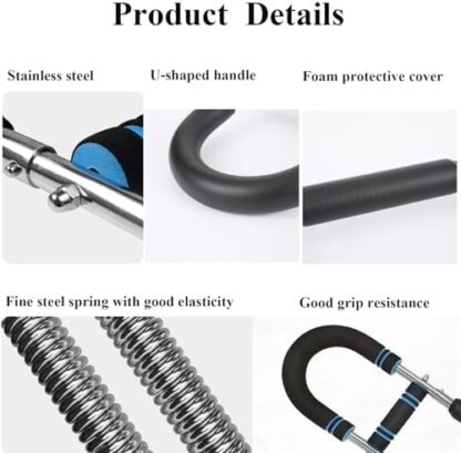 Twister Arm Trainer, Adjustable Chest Workout Equipment, Arm Trainer for Men, Arm Exercise Equipment, Chest Trainer for Men, Shoulders and Forearms Muscle Training Fitness Equipment - Image 3