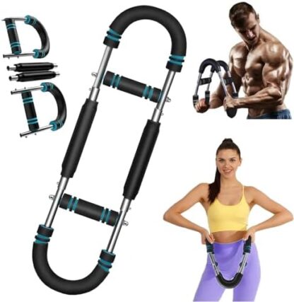 Twister Arm Trainer, Adjustable Chest Workout Equipment, Arm Trainer for Men, Arm Exercise Equipment, Chest Trainer for Men, Shoulders and Forearms Muscle Training Fitness Equipment