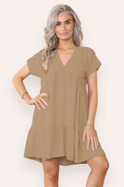 Fancy Style Tiered Smock Dress - Image 7