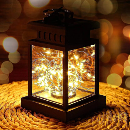 3PCS Solar Powered LED Lantern Light Waterproof Lamp Hanging Outdoor Garden Lawn - Image 5