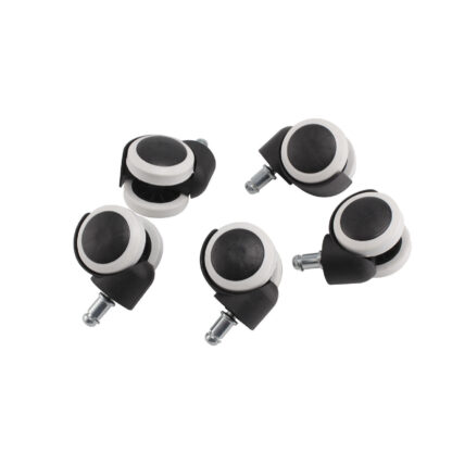 5x Soft Rubber Non Marking Castor Wheels 50mm 11mm Computer Office Chair Caster - Image 6