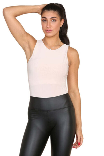 Round Neck Racer Bodysuit Double Layered - Image 6