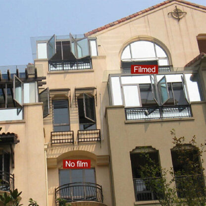 One Way Mirror Reflective Window Film Home Privacy Solar Tint Foil Glass Sticker - Image 2