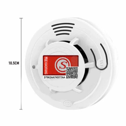 2 X Home Fire Alarm Smoke Detector Gas Sensor Twin Pack With Batteries - Image 4