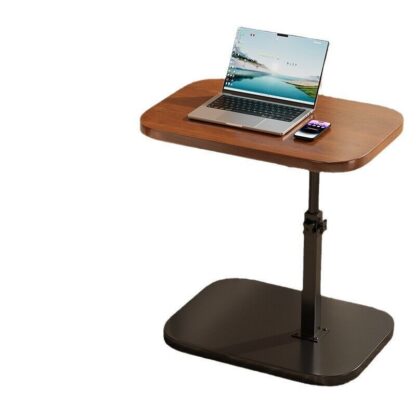 Adjustable C-Shaped Sofa Side End Table Coffee Laptop Table Living Room Bedroom - Image 2