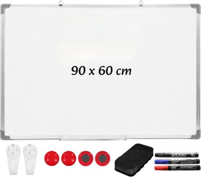 MAGNETIC WHITEBOARD SMALL LARGE WHITE BOARD DRY WIPE NOTICE OFFICE SCHOOL HOME - Image 3
