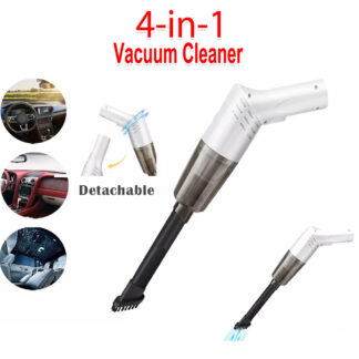 4 IN 1  Handheld  Vac Cordless Vacuum Cleaner Upright Lightweight & Box White UK