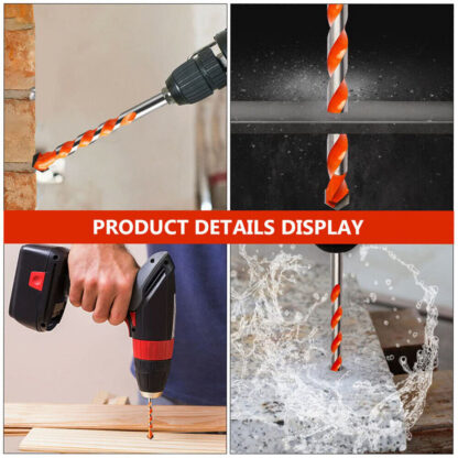 7x Masonry Drill Bit Set Extra Tough Carbide Drill Bits For Stone Concrete Brick - Image 2