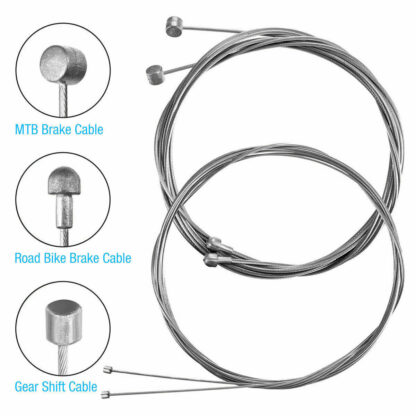 Bicycle Cable Brake Set Gear Universal Mountain Road Bike Repair Cable Hose Kit - Image 2
