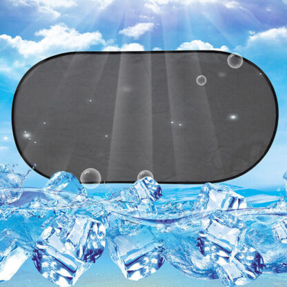 Rear Window Screen Sun Shade Mesh Cover Windshield Sun UV Visor Blocks Black - Image 9