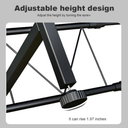 3 Tier Expandable Microwave Oven Rack Stand Storage Holder Kitchen Corner Shelf - Image 8