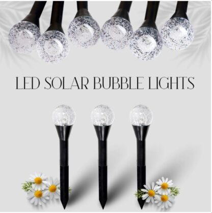 Solar LED Stake Lights Multi Coloured 20 Ball Garden Path Lighting Patio Outdoor - Image 10