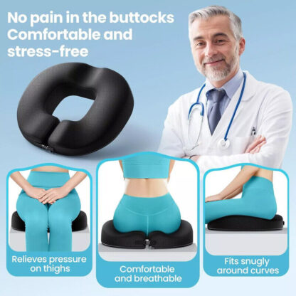 Donut Cushion For Hemorrhoids Coccyx Cushion Tailbone Orthopaedics Pain Relief B - Image 6
