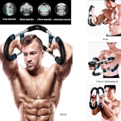 Twister Arm Trainer, Adjustable Chest Workout Equipment, Arm Trainer for Men, Arm Exercise Equipment, Chest Trainer for Men, Shoulders and Forearms Muscle Training Fitness Equipment - Image 5