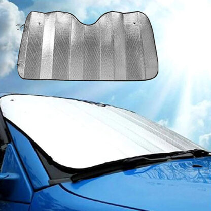 Large Windscreen Sun Shade Car Van Double Sided Aluminium UV Protect 140x70cm - Image 3