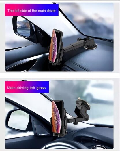 Universal Car Mobile Phone Holder Windscreen Dashboard GPS Stand Cradle UK - Image 2