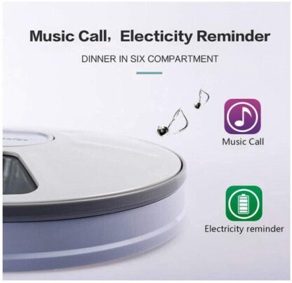 Automatic 6 Day Meal Timed Pet Dog Cat Feeder Food Bowl Auto Holiday Dispenser - Image 8