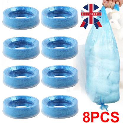 8pcs Nappy Disposal System Refill Cassettes Wrappers Bag Sacks Pack Bin Bags - Image 4