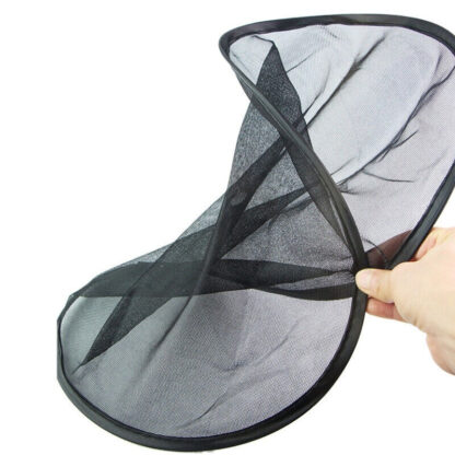Rear Window Screen Sun Shade Mesh Cover Windshield Sun UV Visor Blocks Black - Image 3