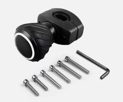 Black Power Steering Wheel Aid Car Truck Lorry Handle Assister Knob Spinner Ball - Image 3