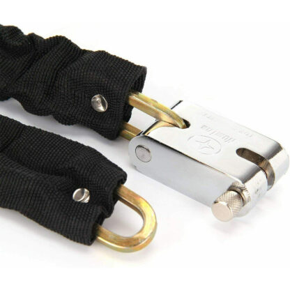 80CM Metal Motorbike Motorcycle Bicycle Heavy Duty Chain Lock Padlock Bike Cycle - Image 5