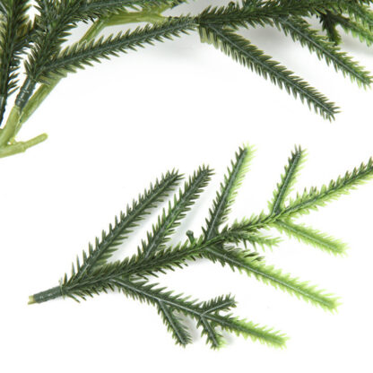 12pc Artificial Norfolk Pine Branches  Pine Needle Branch For Christmas Decor - Image 10