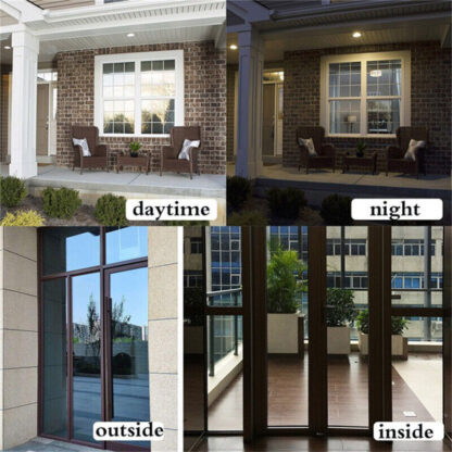 One Way Mirror Reflective Window Film Home Privacy Solar Tint Foil Glass Sticker - Image 3