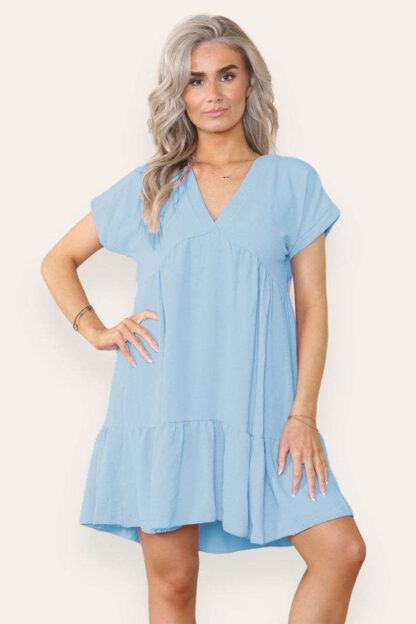 Fancy Style Tiered Smock Dress - Image 9