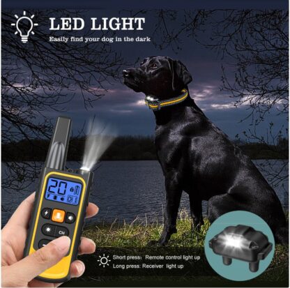 ElDog Pet Training Collar Rechargeable Waterproof Electric Shock Anti Bark R800m - Image 6