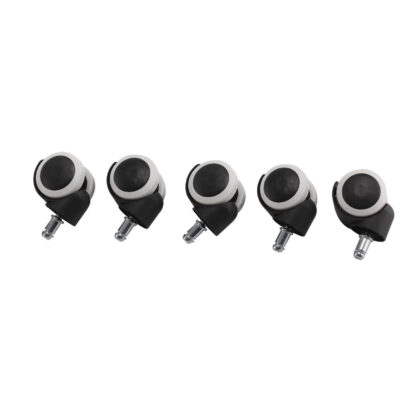 5x Soft Rubber Non Marking Castor Wheels 50mm 11mm Computer Office Chair Caster - Image 4