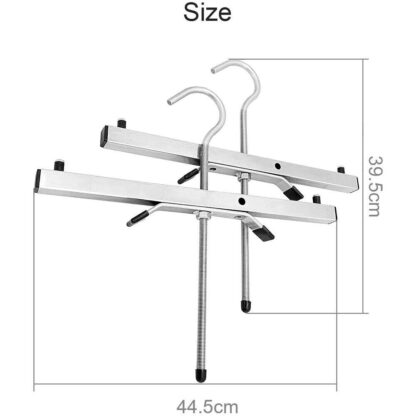 Universal Heavy Duty Ladder Roof Rack Clamp Clamps Lockable Free 2Locks Lockable - Image 2