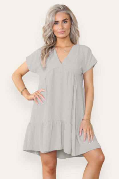 Fancy Style Tiered Smock Dress - Image 8