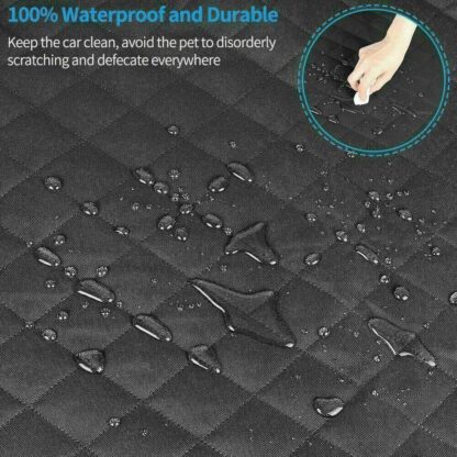 Pet Car Seat Cover Dog Safety Protector Mat Rear Back Seat Hammock Cushion Mat - Image 4