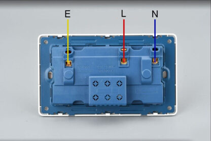 Double Wall Plug Socket 2 Gang 13A W 2 Charger USB  Outlets Flat Plate UK - Image 9