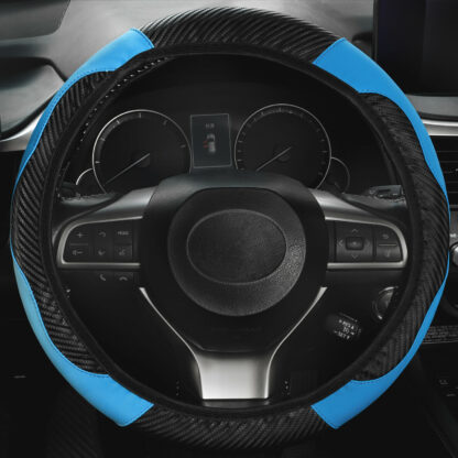Auto Car Steering Wheel Cover Skidproof Leather Steering Wheel Case For 38cm15 - Image 7