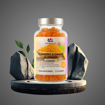 Turmeric & Ginger Gummies 120ct- Joint Support, Immune Boost, Vegan Friendly - Image 3